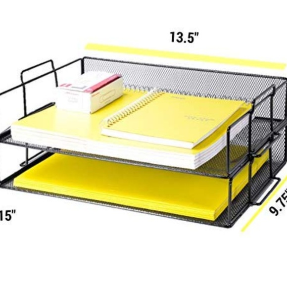 2-Tier Stackable File Organizer NWT - Picture 4 of 4